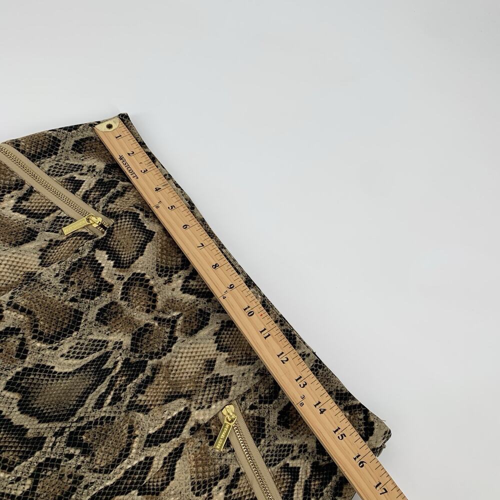 Michael By Michael Kors Python Snakeskin Print Pe… - image 8